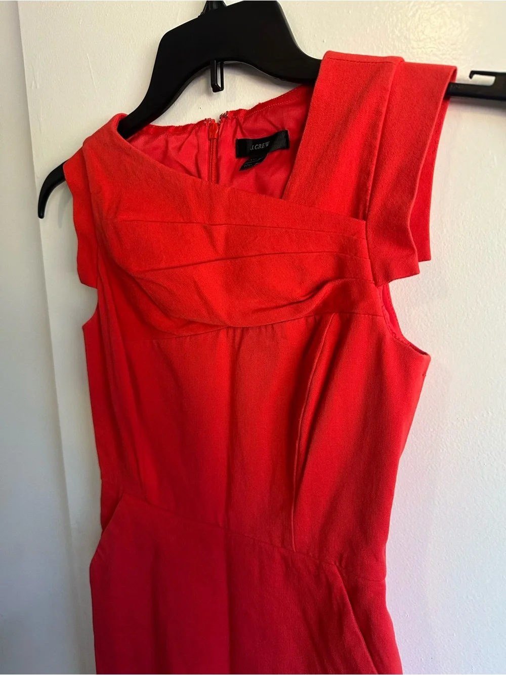 J. Crew Red Mini  Sheath Dress
